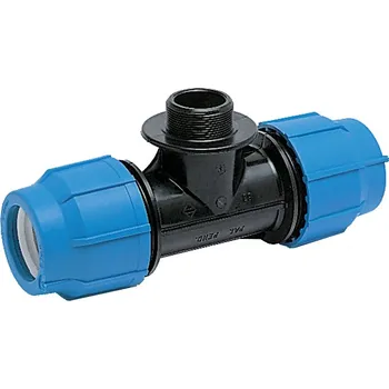 Fitinka PE T-kus se závitem, těsnění manžeta