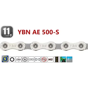 Řetěz na kolo Yaban - Řetěz pro CUES AE500 S stříbrno/šedý 9/10/11x (136čl.)