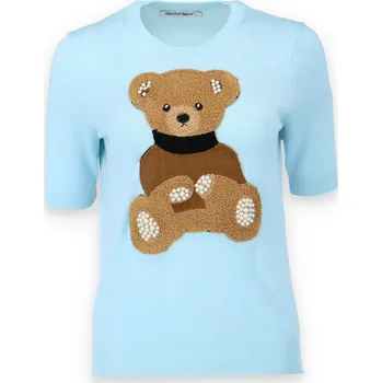 Dámský svetr Svetřík kr. rukáv TEDDY HL047 barva: modrá