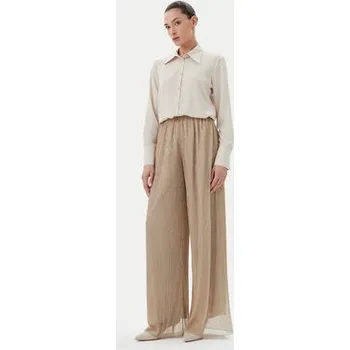 Dámské kalhoty MAX&Co. Kalhoty z materiálu Raiment 2516781033200 Zlatá Wide Leg S