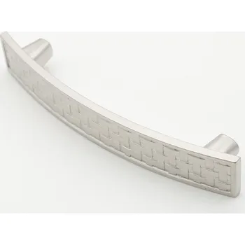 Nábytkové kování Nábytková Úchytka klasická, matný nikl, ROZTEČ 96 MM