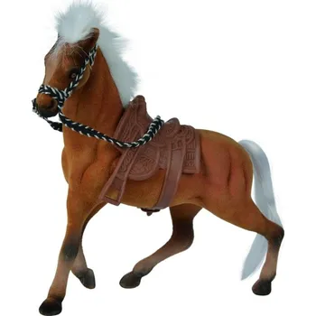 Dětské zboží Kůň Champ Beauty 19cm - hnědák s bílou hřívou