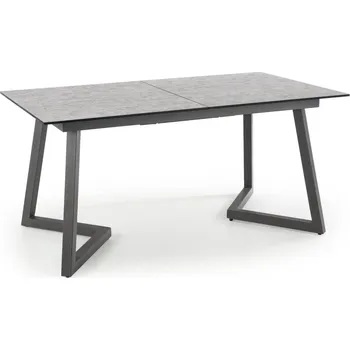 Jídelní stůl Velký rozkládací stůl do jídelny Tiziano - Halmar Šedá 160x76 cm
