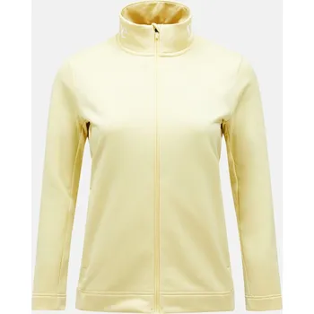 Dámská mikina MIKINA PEAK PERFORMANCE W RIDER TECH ZIP JACKET MELLOW YELLOW