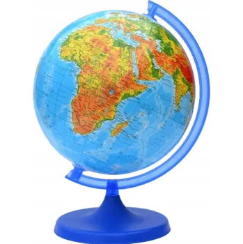 Obraz GLOBUS MODRÝ školní průměr 22cm Fyzický Zachem FYZICKÁ MAPA SVĚTA