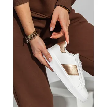 Dámské tenisky Zlaté dámské kotníkové tenisky sneakersy Bolf 956 - 38