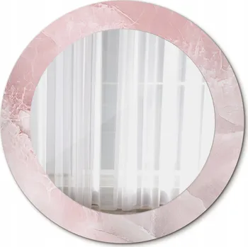 Zrcadlo Zrcadlo závěsné se skleněným rámem Růžový kámen 60