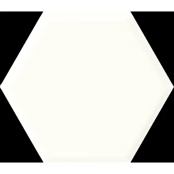 Stavební materiál PARADYZ OBKLAD IDEAL HEKSAGON WHITE STRUK. LESK 19,8x17,1 PAR-162438