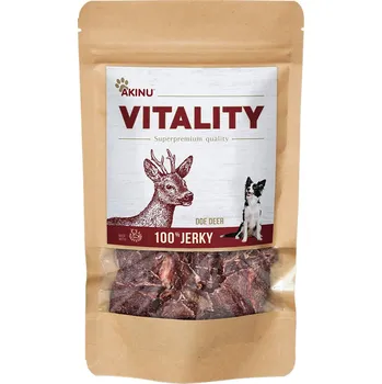 Pamlsek pro psa Akinu VITALITY Jerky srnec pamlsek pro psy 50 g