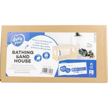 Pro hlodavce Duvo+ Koupelničky pro činčily 35x17,5x18,5