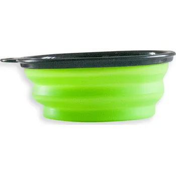 Miska pro psa Akinu skládací miska 800 ml - barva světle zelená