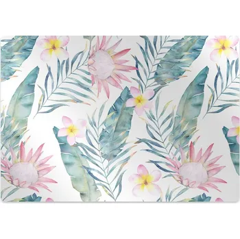 Podložka pod nábytek Ochranná podložka pod židli Světle růžové květy