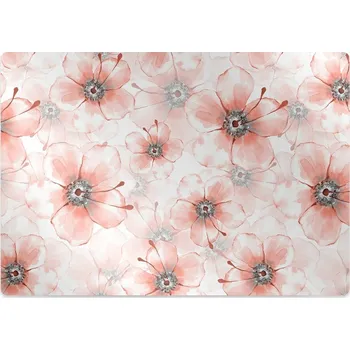 Podložka pod nábytek Podložka pod židli oranžové květy