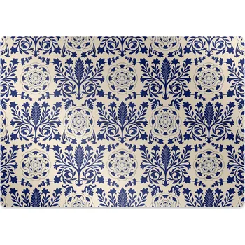 Podložka pod nábytek Ochranná podložka pod židli blue pattern