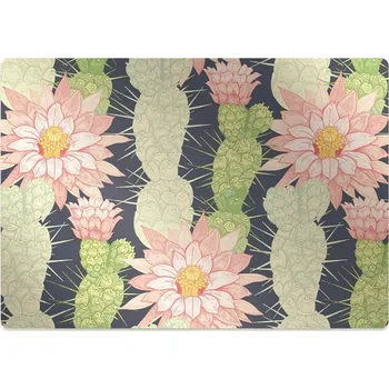 Podložka pod nábytek Ochranná podložka pod židli kaktus květiny