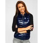 Tmavě modrá dámská prošívaná vesta Bolf R0107A - XL