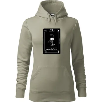 Pánská mikina Dámská mikina Družička tarot Velikost (žena): XL, Vyberte barvu: Světlá khaki