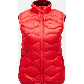 Dámská vesta VESTA PEAK PERFORMANCE W HELIUM DOWN VEST BRILLIANT RED/BLACK/