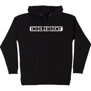Pánská mikina INDEPENDENT mikina - Bar Logo P/O Hooded Heavyweight Black (138644) velikost: L