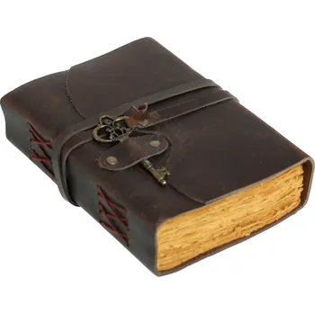 Karnevalový kostým Leather Journals Ručně vyráběný kožený zápisník s klíčem