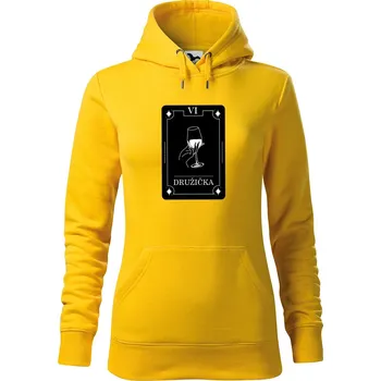 Pánská mikina Dámská mikina Družička tarot Velikost (žena): 2XL, Vyberte barvu: Žlutá