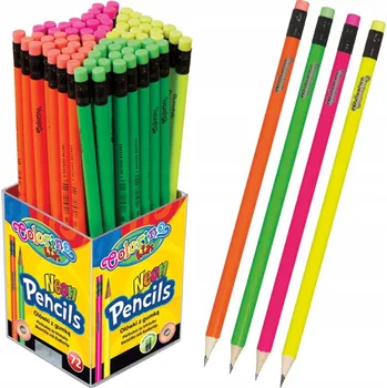 Grafitová tužka Tužka s gumou, tužky na hodiny, tužky do kanceláře, tužky HB Colorino HB 72 ks