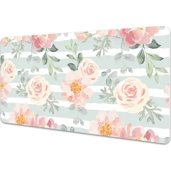 Stolní podložka Velká ochranná podložka na stůl Růžové květy