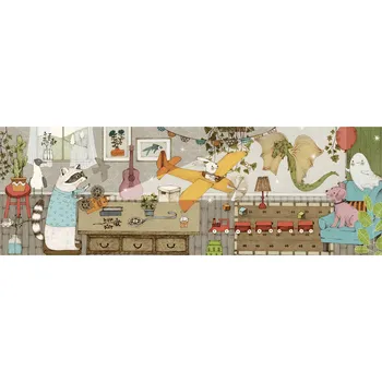 Puzzle Djeco Puzzle Promítání se zvířátky - 100 pcs