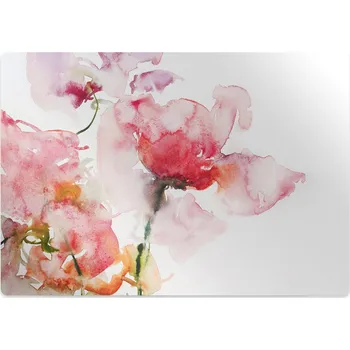 Podložka pod nábytek Podložka pod kolečkovou židli akvarel květiny