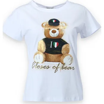 Triko kr. rukáv TEDDY RJ77557 barva: bílá, velikost: S/M