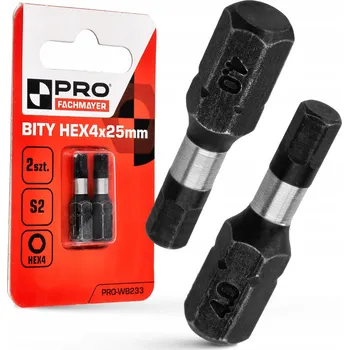 Bit PRO Bity HEX 4x25mm 2ks (0627)