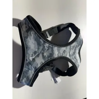 Postroj pro psa Postroj polstrovaný síťovaný XS - L délka a barva: S šedá