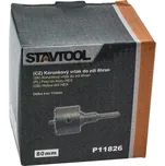 STAVTOOL Vykružovací korunka do zdi, šestihranná stopka | 80 mm / 100 mm