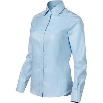 Dámská košile MALFINI, a.s. Dámská košile s dlouhým rukávem Journey slant blue/white Barva: slant blue/white, Velikost: XL