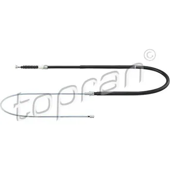 Lanko parkovací brzdy Tazne lanko, parkovaci brzda TOPRAN 117 691