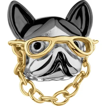 Přívěsek Pozlacený stříbrný přívěsek Beads se zirkony - AP540-0858