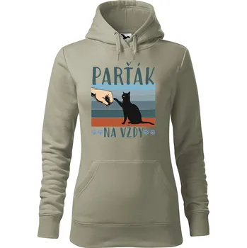 Pánská mikina Dámská mikina Parťák na vždy Velikost (žena): M, Vyberte barvu: Světlá khaki