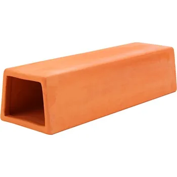 Dekorace do terária Hobby úkryt pro krunýřovce 8 x 6 x 25 cm červený