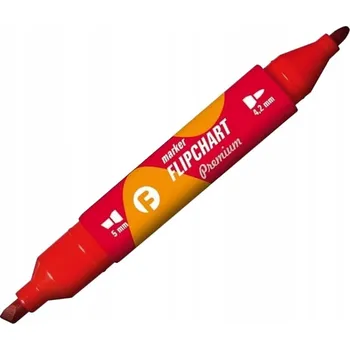 Fix na FLIPCHART MARKER na PAPÍR červený OBOUSTRANNÝ silný POPISOVAČ fix
