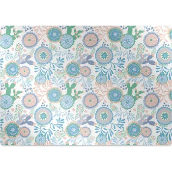 Podložka pod nábytek Ochranná podložka pod židli vinobraní květiny