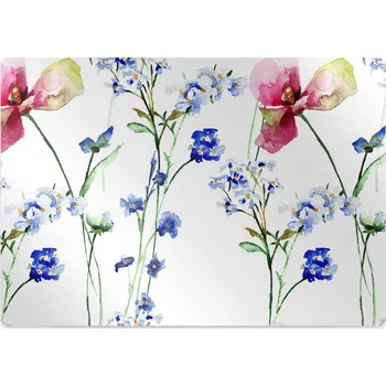 Podložka pod nábytek Podložka pod kolečkovou židli malované květiny