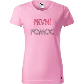 Dámské tričko s potiskem Pivní pomoc Barva trička: Khaki - 09, Velikost: S