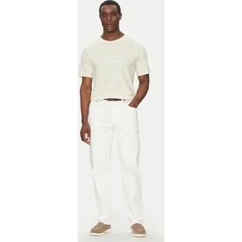 Pánské tričko Jack & Jones T-Shirt Varenna 12273163 Écru Regular Fit XL