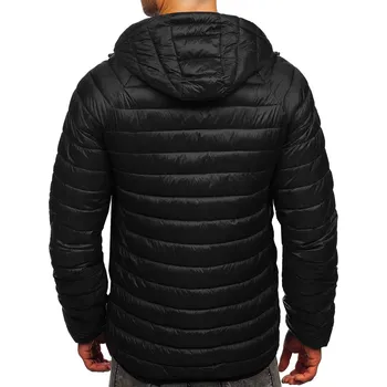 Černá pánská prošívaná přechodová bunda Bolf 13021 - 2XL