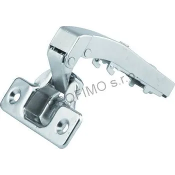 Příložný pant s tlumením a podložkou klip (Nábytkový závěs příložný s tlumením KLIP)