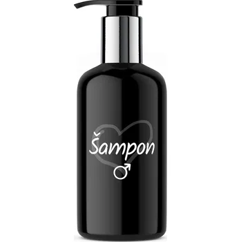 Dávkovač mýdla Nanolab Lahvička s pumpičkou "Šampon pro něj" Objem: 300 ml