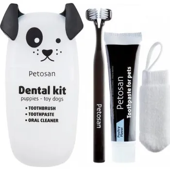 Péče o psí chrup PETOSAN dental kit set dentální peče pro štěňata 1 ks