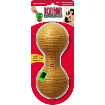 Hračka pro psa Kong BAMBOO činka z bambusu na pochoutky M 8,3x20,3x8,3cm pro psy