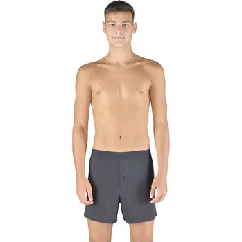 Pánské spodní prádlo Gino Pánské trenky bambusové šedé (75195) XL