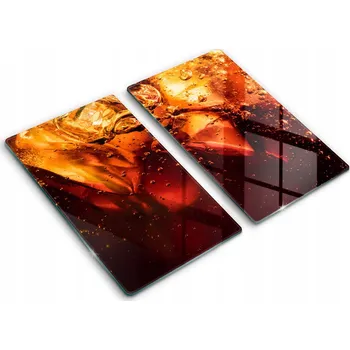 Kuchyňské prkénko Skleněné kuchyňské desky na krájení s grafikou 2x30x52 cm - Cola s ledem